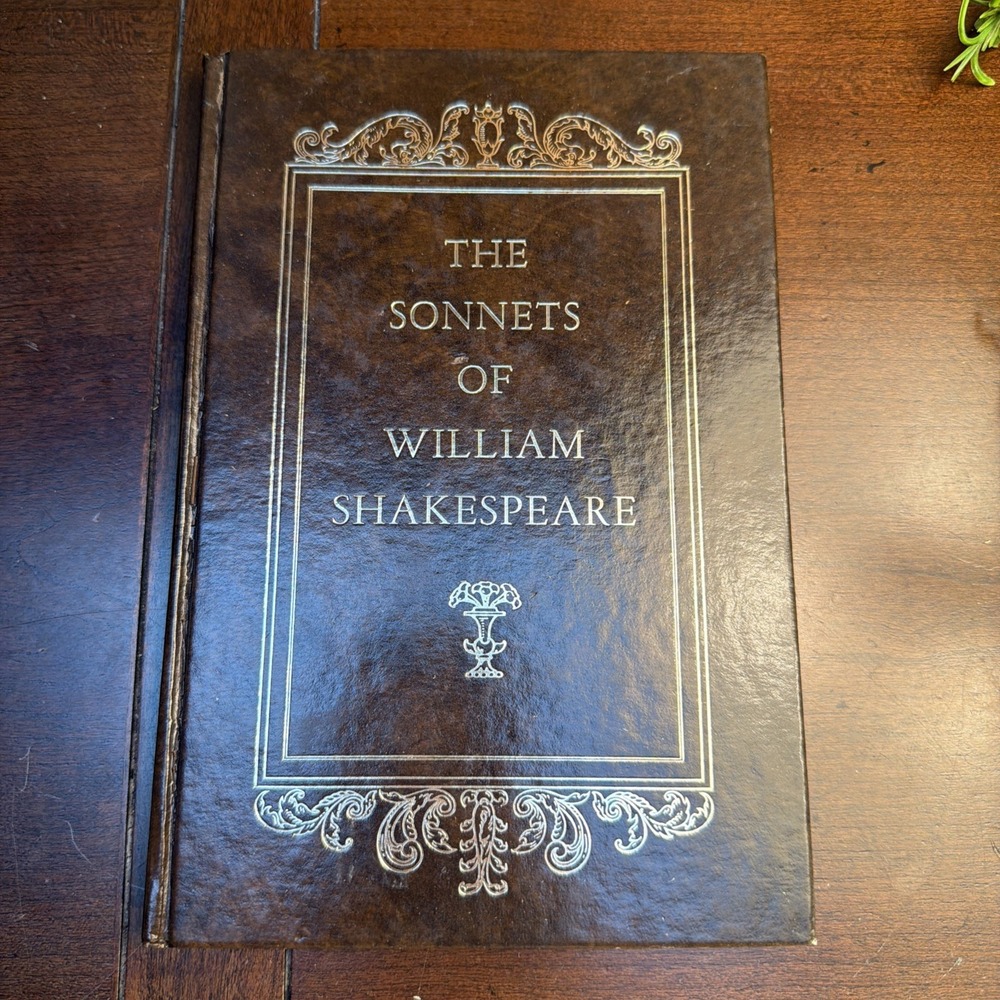 The Sonnets of William Shakespeare 1961 Avenel Books Crown Publishing Hardcover